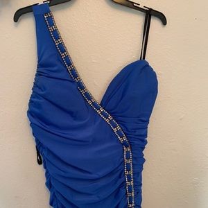 Royal blue formal dress
